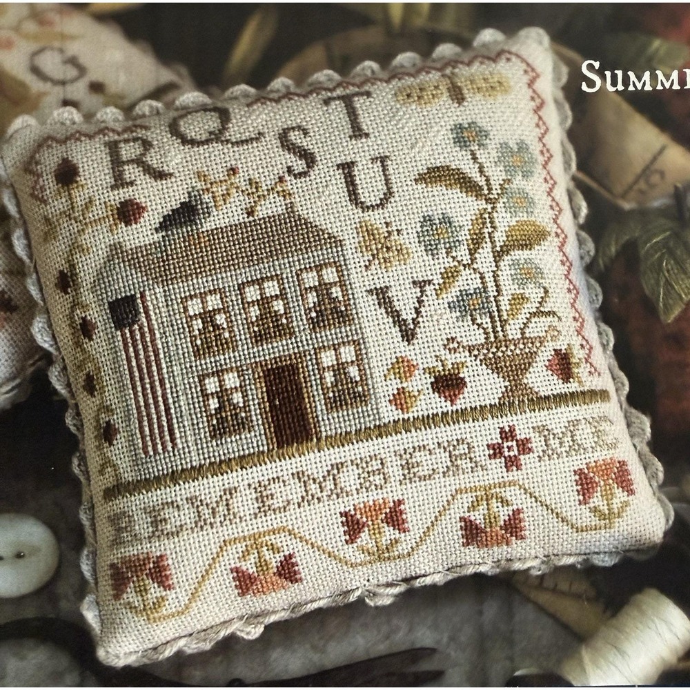 Summer Schoolhouse Lesson # 3 Pattern By With Thy Needle & Thread Brenda Gervais